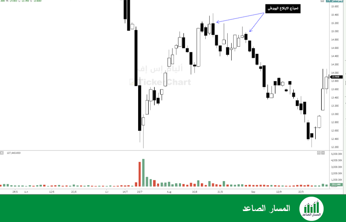 نموذج الابتلاع الهبوطي Bearish Engulfing Pattern